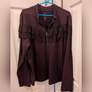 Lane Bryant Livi Active Ruffle Jacket